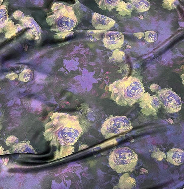 PZIMDAN - Handmade 50 Momme PIZI Mud Silk Satin Fabric - 112cm by the Yard