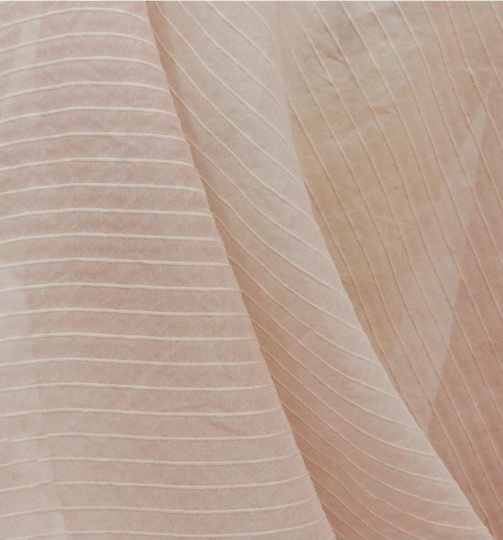 KUROSE - 16 Momme Original Niche Designer Dirty Dyed Dirty Maroon Silk Satin Gauze Silk Cotton Blend Fabric  - 110cm wide by the Yard