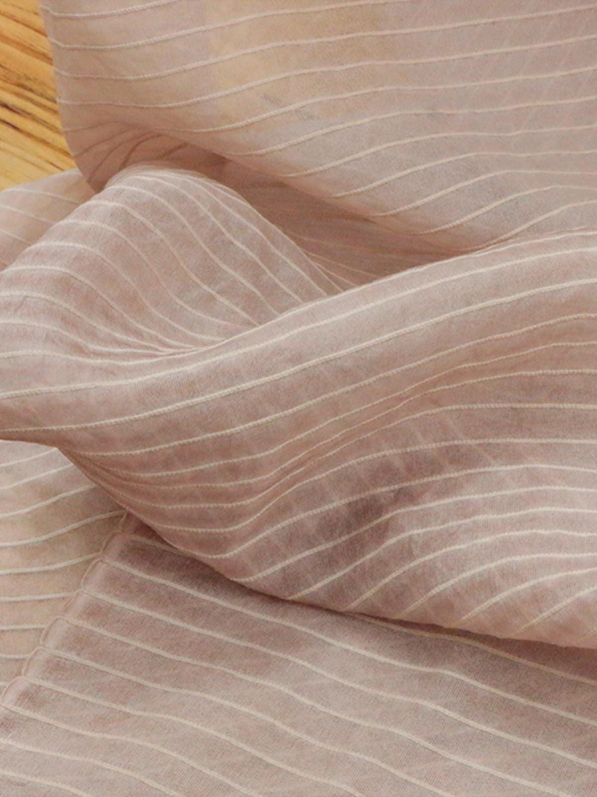 KUROSE - 16 Momme Original Niche Designer Dirty Dyed Dirty Maroon Silk Satin Gauze Silk Cotton Blend Fabric  - 110cm wide by the Yard