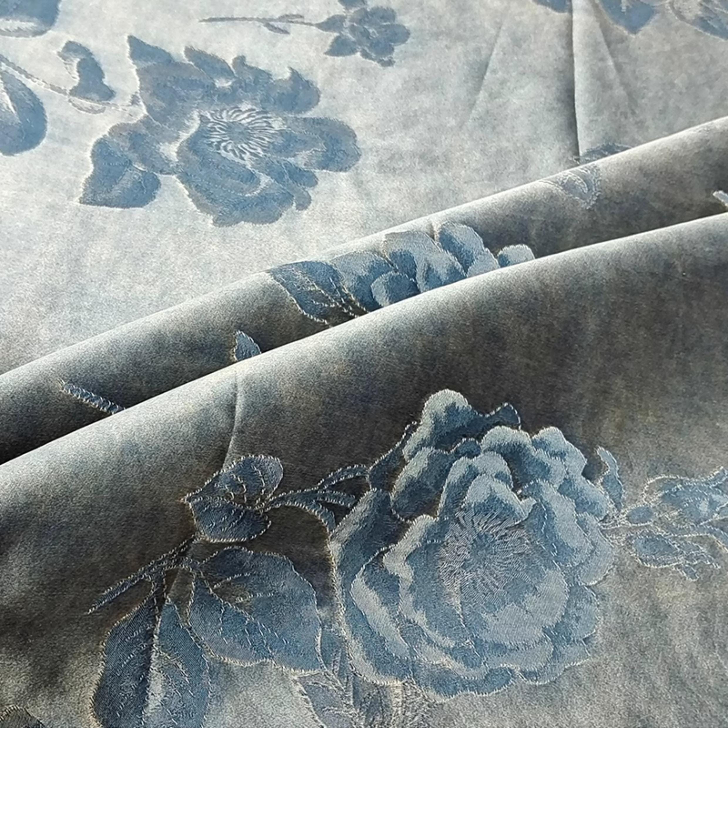 GYNVRH - Handmade 40 Momme Plant Dyeing Mud Silk Satin Fabric  - 112cm By the Yard