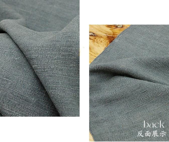 SOUZIC - 28 Momme Vintage Style Dirty Dyed Tussah Silk Fabric - 90cm wide by the Yard