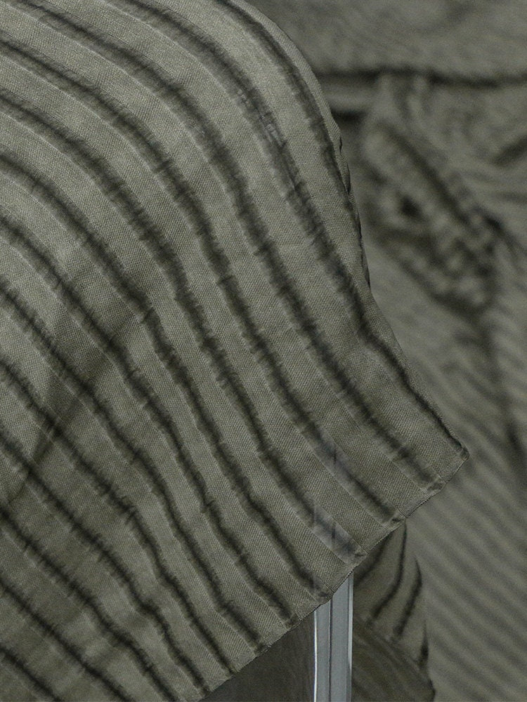 BOSI - 14 Momme Vintage Style Dirty Dyed Silk Cotton Fabric - 130 cm wide by the Yard