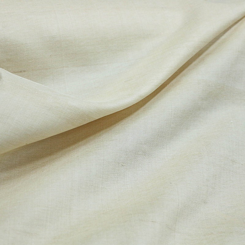 KUIZN - Handmade Double Palace Silk Tussah Silk Silk Fabric - 138cm by the Yard