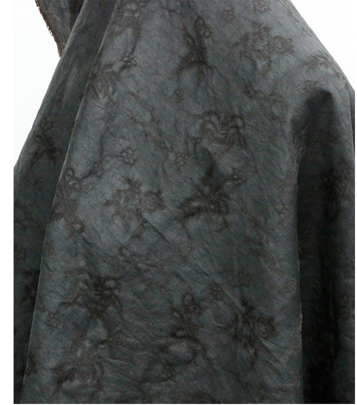 OSEGUW- 15 Momme Handmade Primary Color Cracks  Jacquard Plant Dye Mud Silk Fabric, 114cm by the Yard