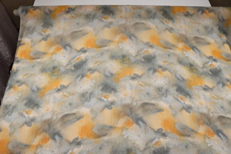 JFHHML - 10 Momme Floral Print Silk Georgette Fabric - 140cm wide by the Yard