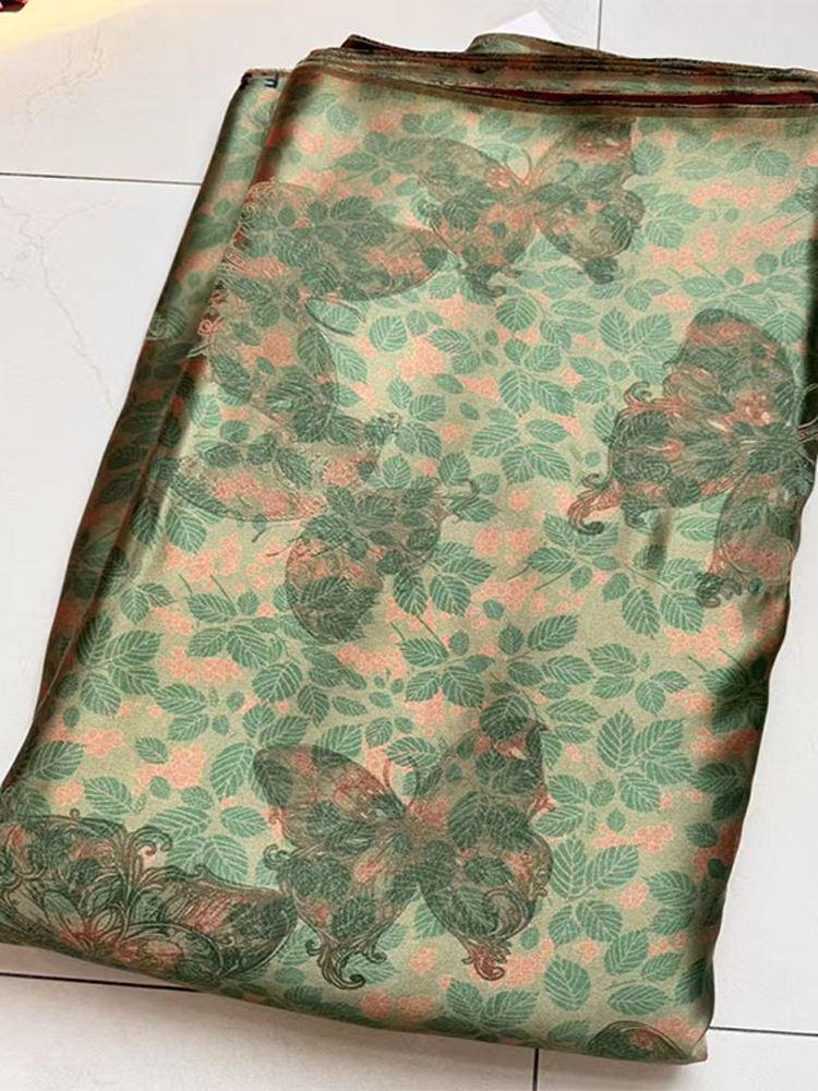 CFLVPT - Handmade 40 Momme Mud Silk Satin Fabric - 114cm By the Yard