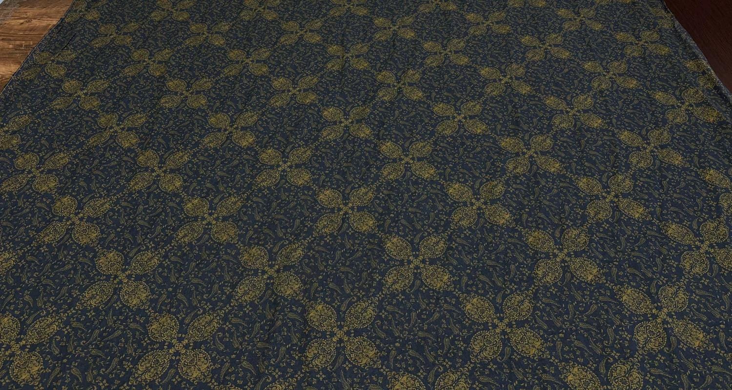 BJYULN - 100% Linen, Vintage Style Digital Print, 200 gram 135cm wide by the Yard