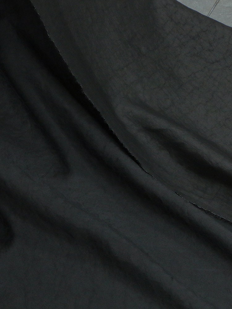 TWOGW- 25 Momme Handcrafted Pure Silk Satin Cracked Mud Silk Satin Fabric - 110cm by the Yard