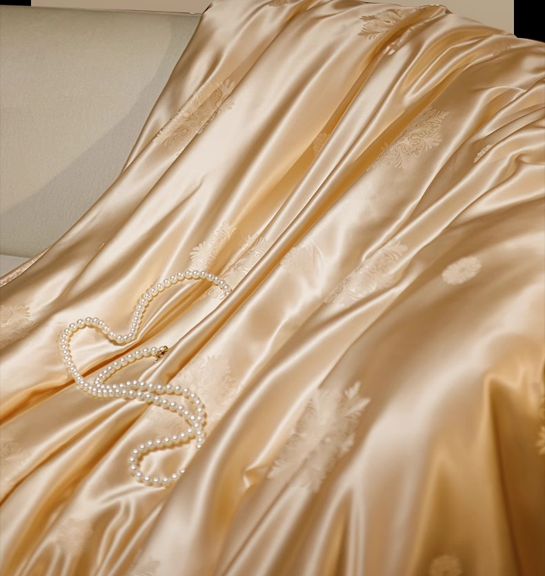 a close up of a dress on a couch