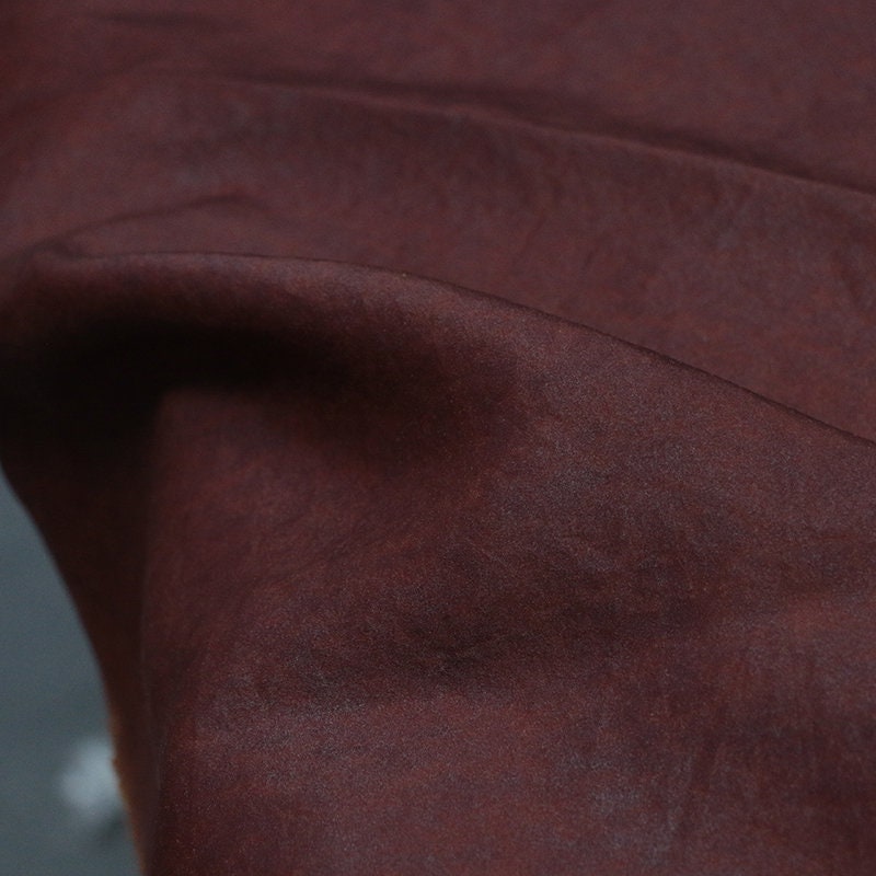 GUILEIWEN - 22 Momme Handmade Plant Dye HongYunSha Silk Fabric, 110cm by the Yard