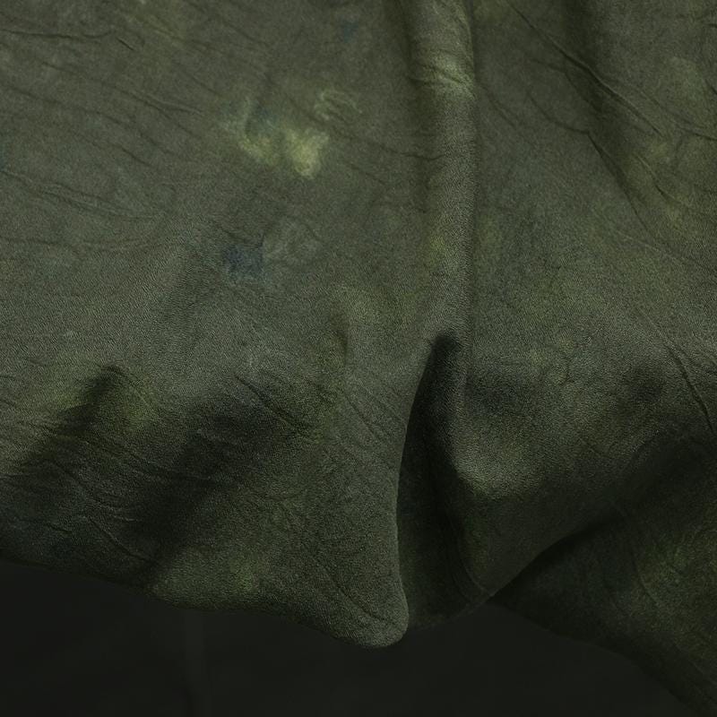 LZHHAC - 16 Momme Eco Friendly Plant Dye Mature Tussah Silk Texture Silk Fabric  - 70cm wide by the Yard