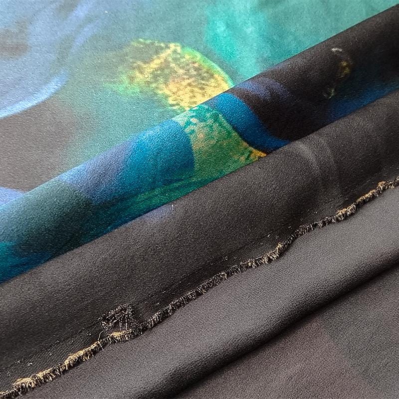 GUYSMQ - Handmade 40 Momme Mud Silk Satin Fabric - 112cm By the Yard