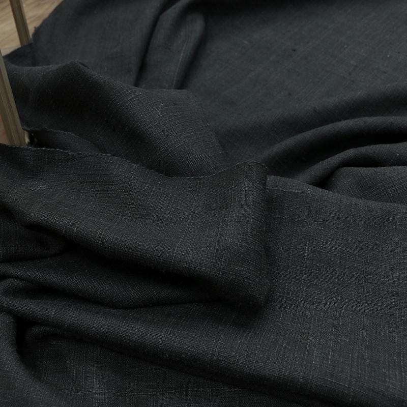 LZZSCY - 35 Momme Handmade Vintage Stly Tussah Silk Jacquard Gambiered Ganton Gauze Silk Fabric - 110cm By the Yard