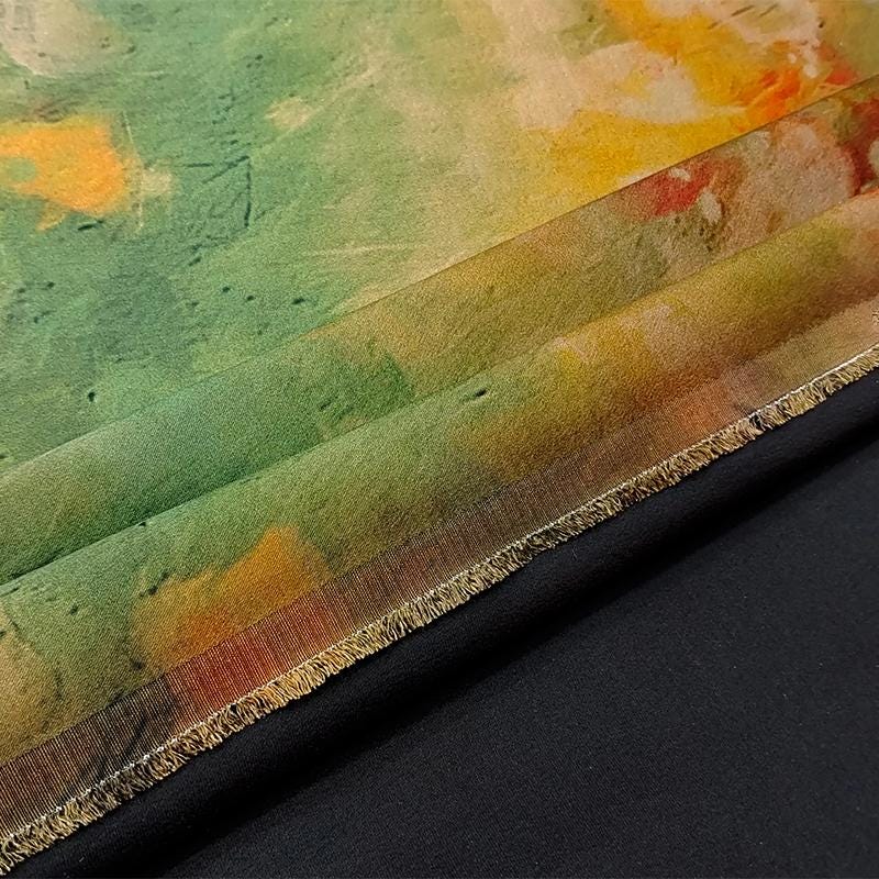 GUYMLH - Handmade 40 Momme Mud Silk Satin Fabric -112cm By the Yard