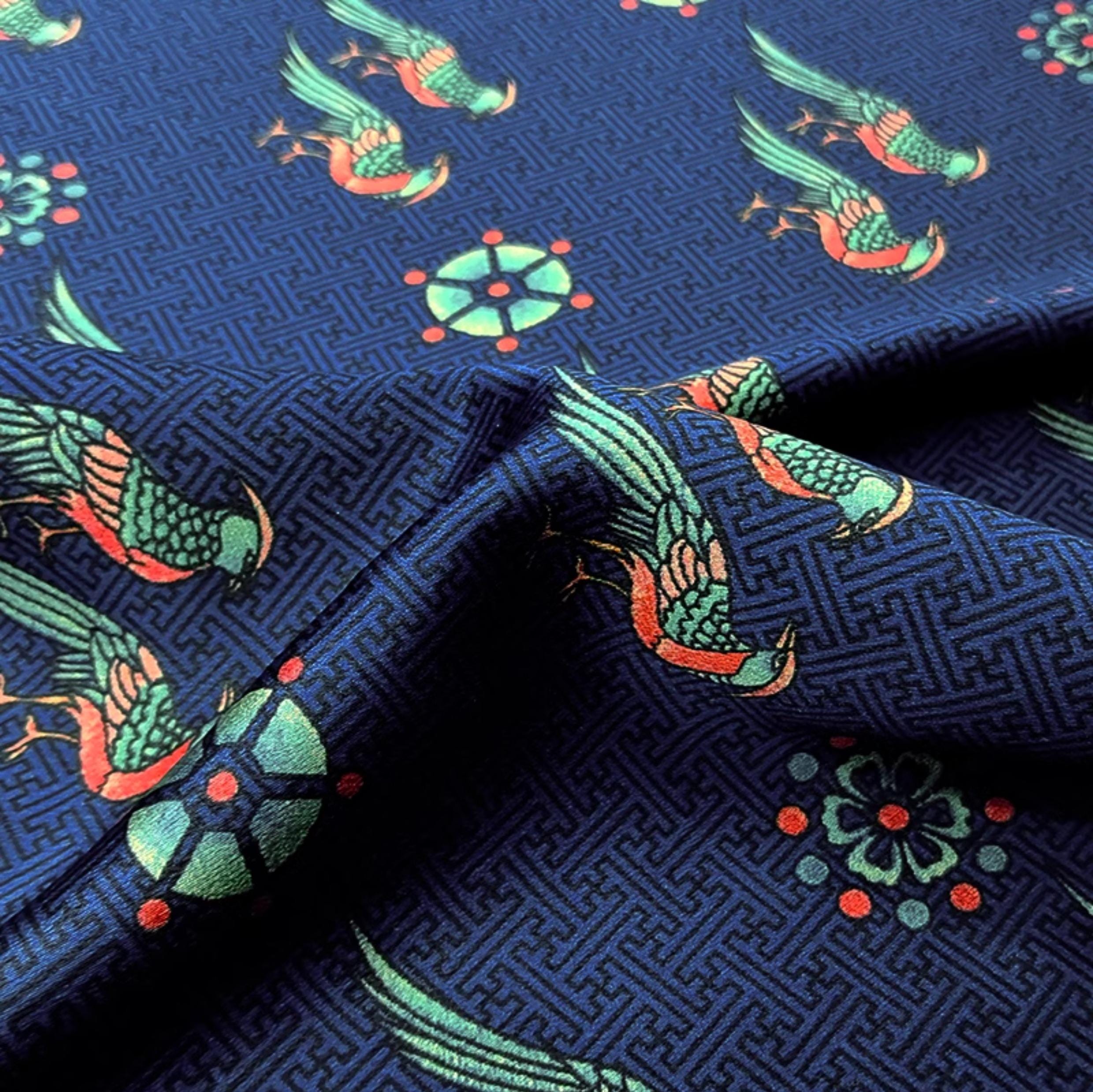 GUYQUN - Handmade 40 Momme Mud Silk Satin Fabric -112cm By the Yard