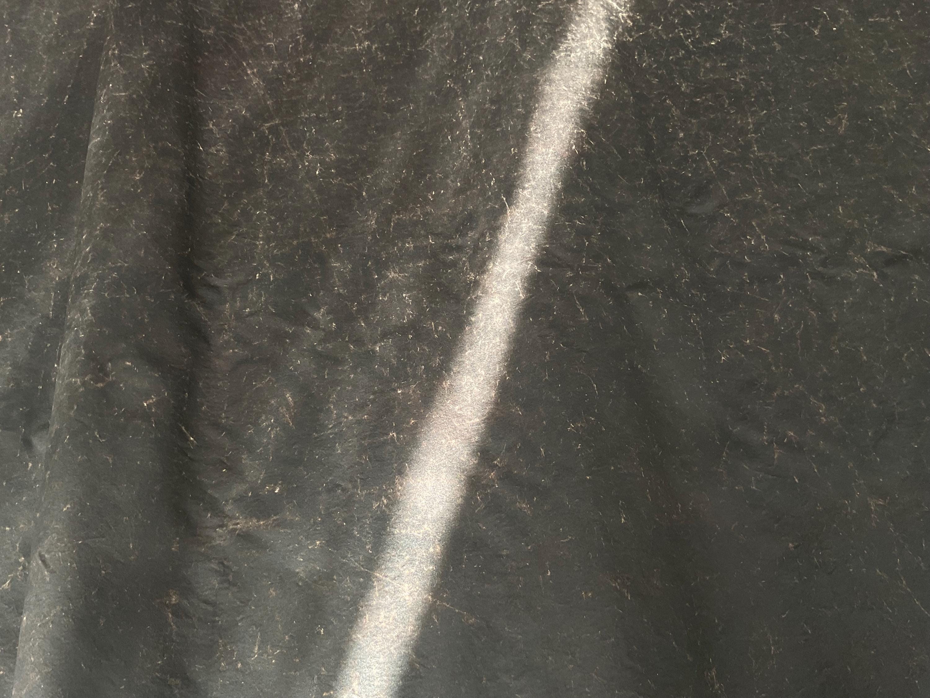 LKCYUANSE - 31 Momme Old Stock Handmade Plant Dyed Mud Silk Fabric, 90cm wide by the Yard