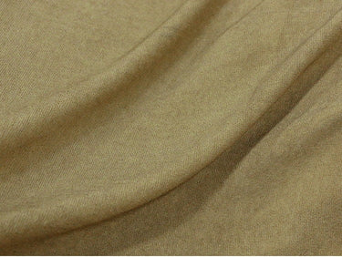 ZANGX -Hangmade Dirty Old Yellow Dirty Dyeing Distressed Artisanal Style Natural Tussah Silk Fabric - 85cm wide by the Yard