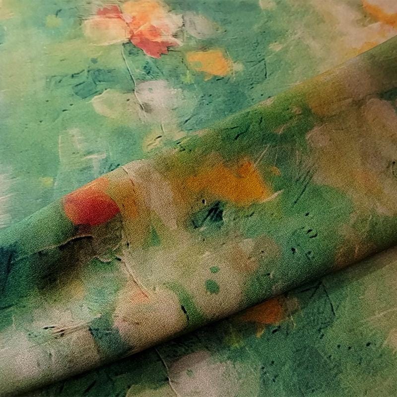 GUYMLH - Handmade 40 Momme Mud Silk Satin Fabric -112cm By the Yard