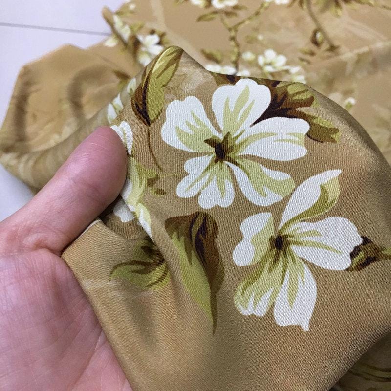 CPFGSS - 30 Momme Stretchy Heavy Crepe de Chine Silk Fabric - 108cm wide by the Yard