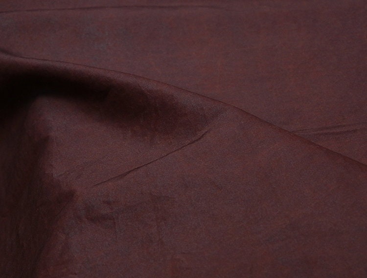 GUILEIWEN - 22 Momme Handmade Plant Dye HongYunSha Silk Fabric, 110cm by the Yard
