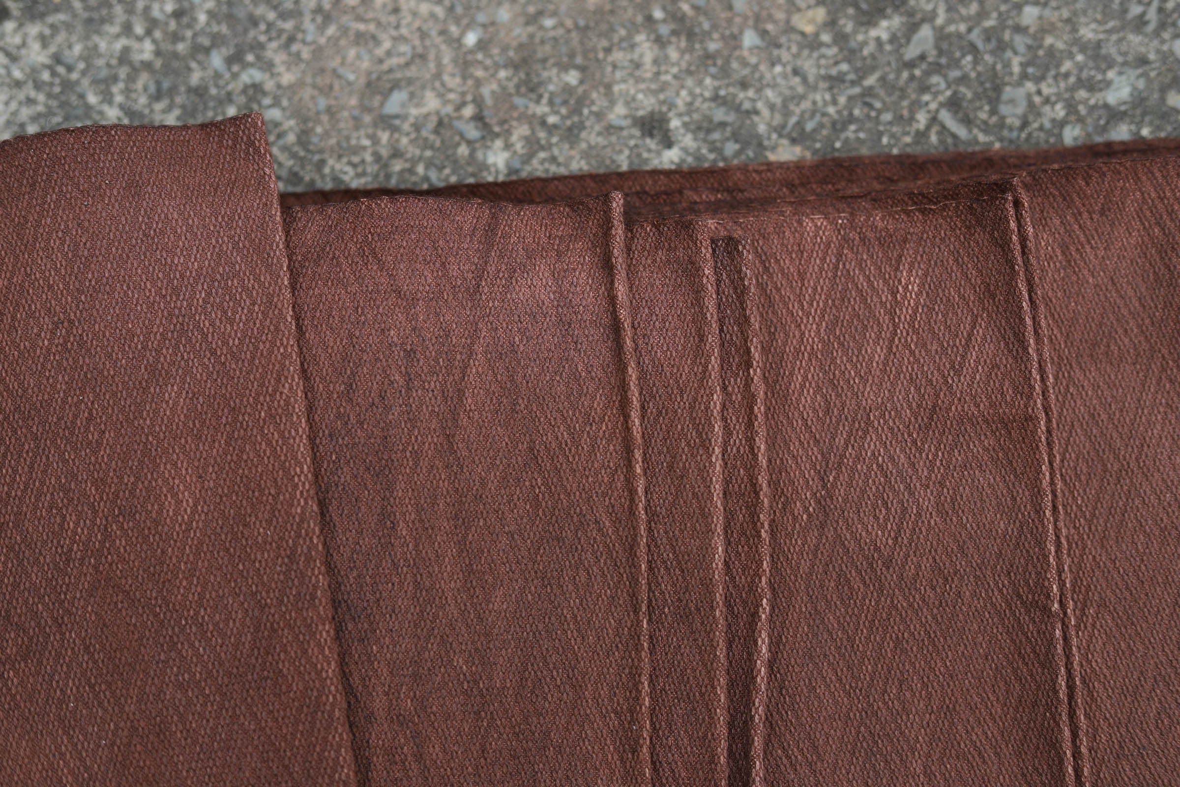 HUI Jacquard Cotton Fabric/Eco-Friendly Traditional Chinese Plant Dye Fabric/Earth Color Cotton Fabric By the Yard