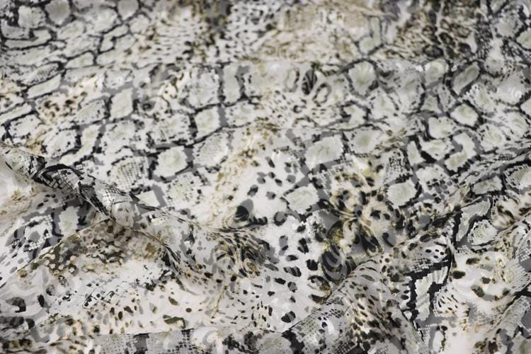 HUASHE - Sheer Burnout Silk Devore Satin Fabric - 140cm wide by the Yard