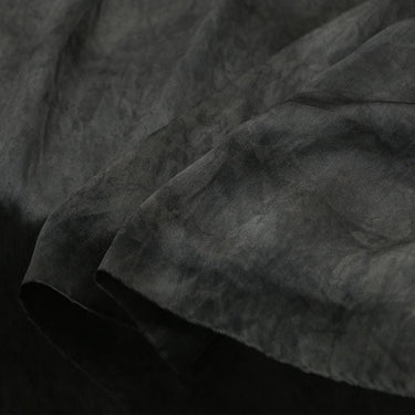 CAMZAR - 19 momme Plant Dyeing Tie-dye Art Style Charmeuse Silk Satin Fabric - 128cm wide by the Yard