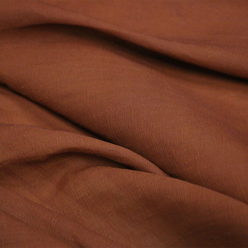 SIMAJILI - 16 Momme Handmade Plant dye HongYunsha Silk Linen Fabric-By the Yard