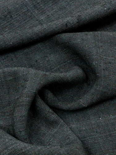 HUIHZU - 38 Momme Vintage Style Dirty Dyed  Knotted Silk Tussah Satin Silk Fabric - 99cm wide by the Yard