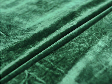 ON SALE - Solid Jade Green Velvet Fabric 114cm wide - 4 Yards