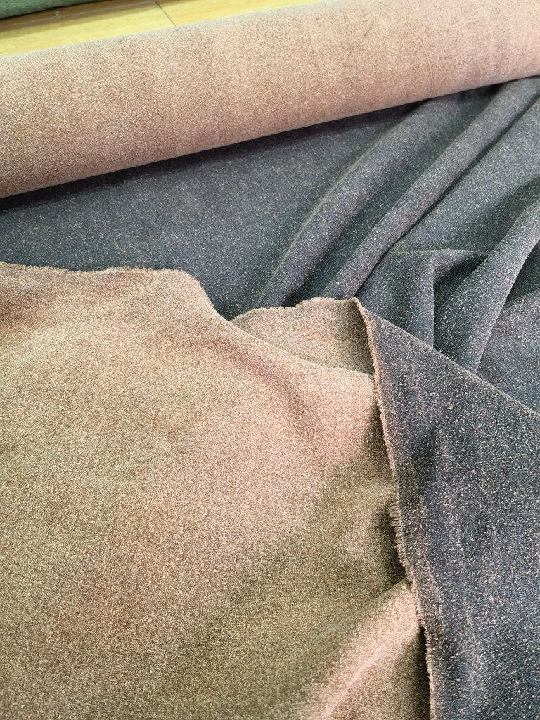 ZUOSI - 40 Momme Wild Tussah Silk Gambiered Ganton Silk Fabric - 110cm wide by the Yard