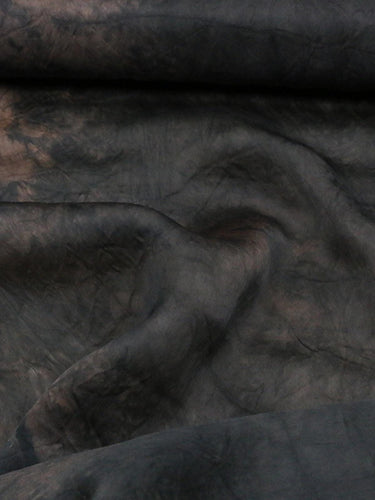 SUYENR - 12 Momme Plant Dyeing Peony  Silk Organza Satin Fabric - 130cm wide by the Yard