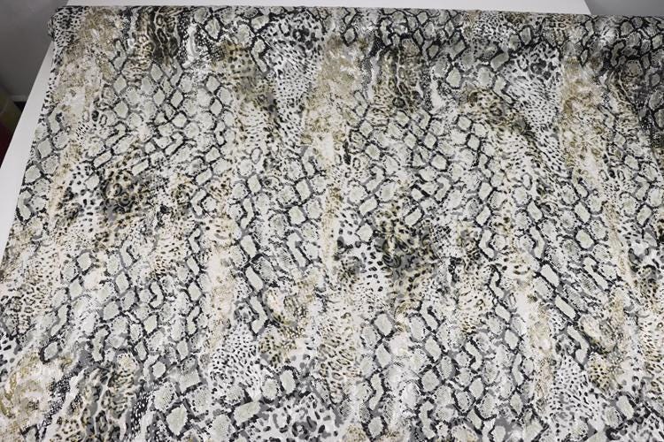 HUASHE - Sheer Burnout Silk Devore Satin Fabric - 140cm wide by the Yard