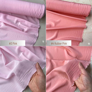 16 Momme Stretch Silk Crepe Fabric – 20 Colors, 42.5" Wide, 93/7 Silk/Spandex