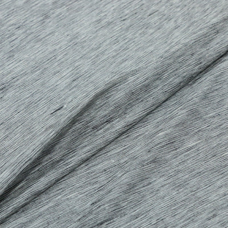 JILIBH -  Handmade Gambiered Ganton Tussah Mud Silk Fabric - 107cm wide by the Yard