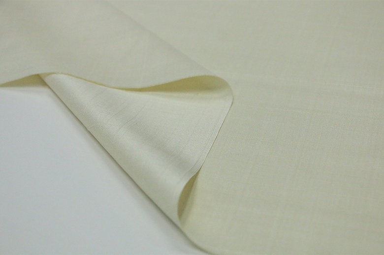 KUIZN - Handmade Double Palace Silk Tussah Silk Silk Fabric - 138cm by the Yard