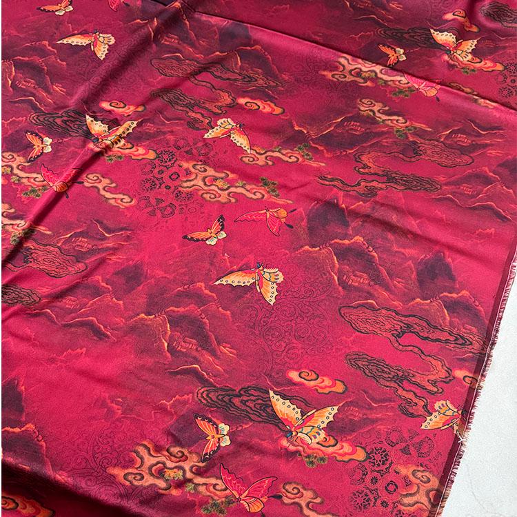 CFSLYH - Handmade 37 Momme Mud Silk Satin Fabric - 114cm By the Yard