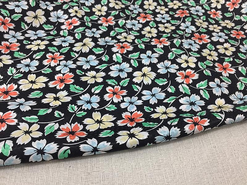 SNBHED - 17 momme Digital Print Sambo Silk Cotton Blend Satin Fabric - 137cm wide by the Yard