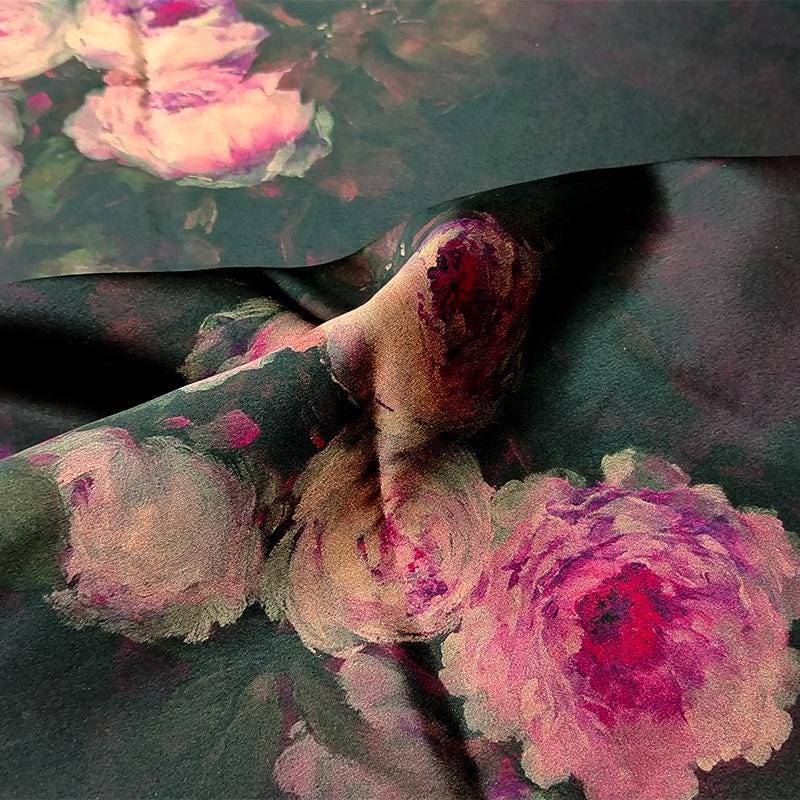 GYAYSY - Handmade 38 Momme Mud Silk Satin Fabric - 112cm By the Yard