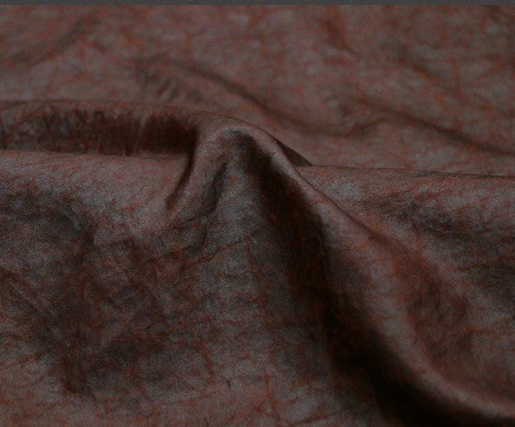 YOLANG - 22 Momme Handmade Plant Dye HongYunSha Silk Fabric, 130cm by the Yard