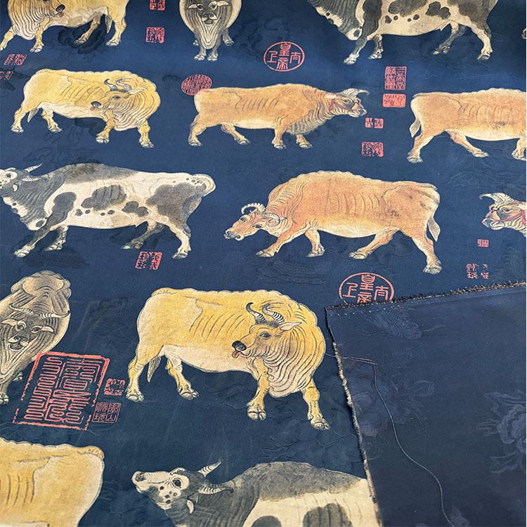 CFLYTH - Handmade 38 Momme Mud Silk Satin Fabric - 112cm By the Yard