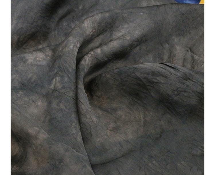 SUYENR - 12 Momme Plant Dyeing Peony  Silk Organza Satin Fabric - 130cm wide by the Yard