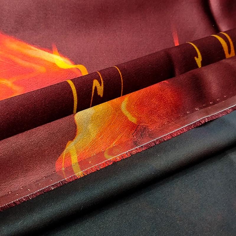GUYRIZ - Handmade 40 Momme Mud Silk Satin Fabric -112cm By the Yard