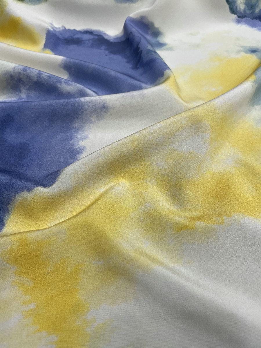 CPYHFC - 30 Momme Stretchy Heavy Crepe de Chine Silk Fabric - 108cm wide by the Yard