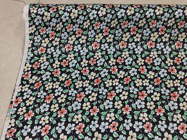 SNBHED - 17 momme Digital Print Sambo Silk Cotton Blend Satin Fabric - 137cm wide by the Yard