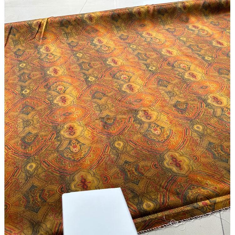 CFDHBH - Handmade 40 Momme Mud Silk Satin Fabric - 114cm By the Yard