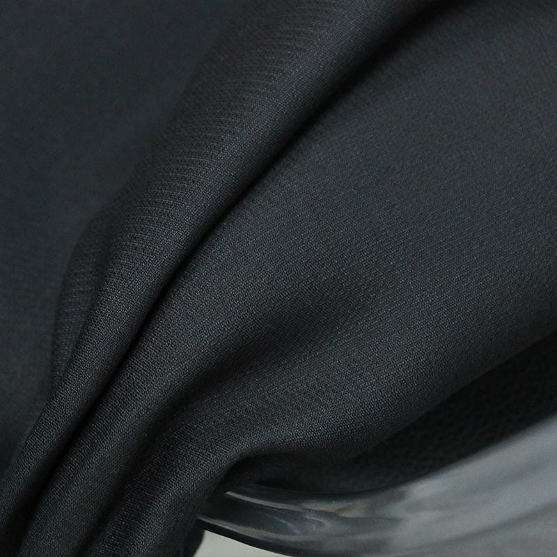 SHZANGQ - 56 Momme Heavy Silk-Wool Blend Crepe Fabric - 135cm By the Yard