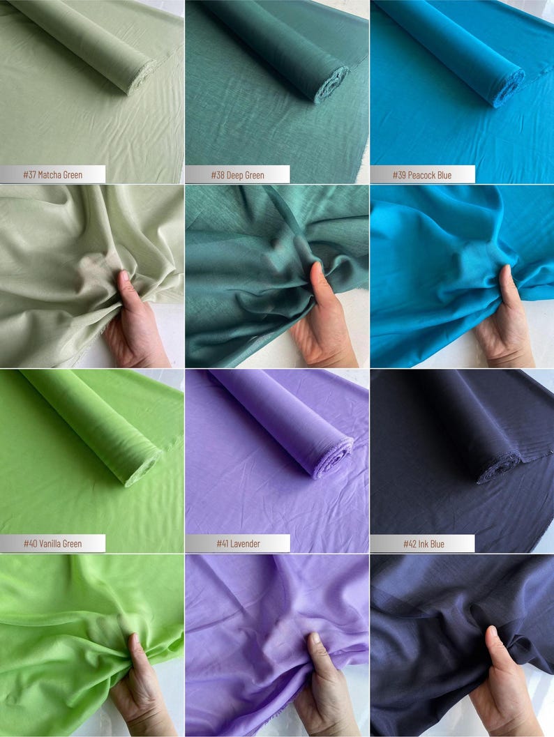 9 Momme Silk Cotton colors 37–42