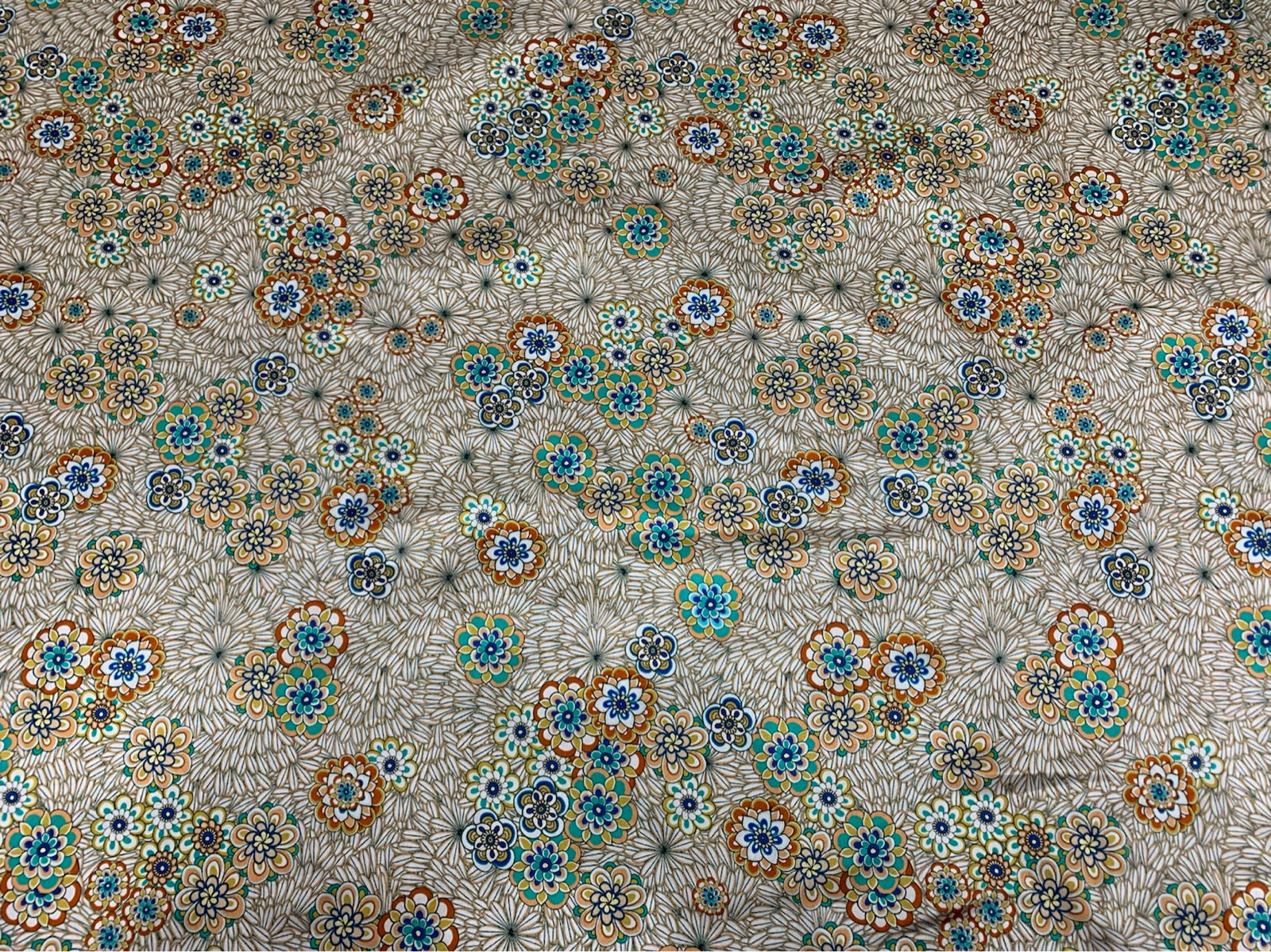 FUGUHU - 19 Momme Romantic Floral Pattern Digital Print Stretch Silk Satin Fabric - 108cm wide by the Yard