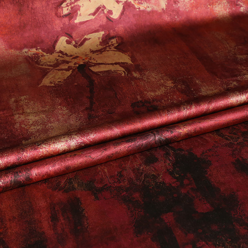 GUJANH - Handmade 50 Momme PIZI Mud Silk Satin Fabric - 112cm wide by the Yard